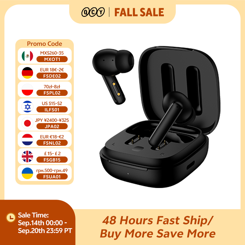 Earbuds Anc Wireless - QCY T13 ANC Kablosuz Kulaklık Bluetooth