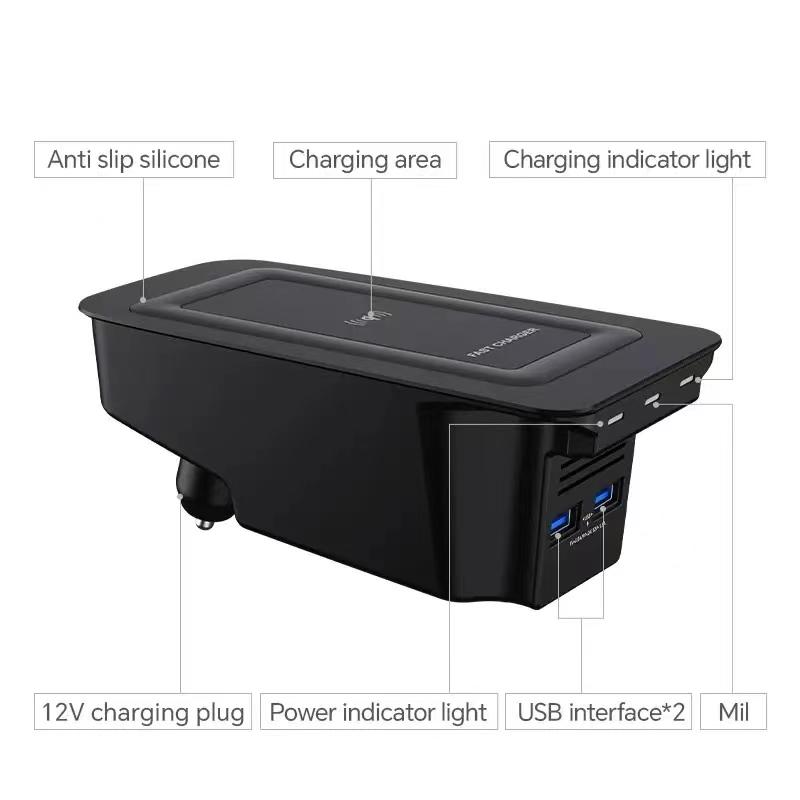 Wireless Phone Charger Pad - Volvo V60 S60 XC90 için 15w
