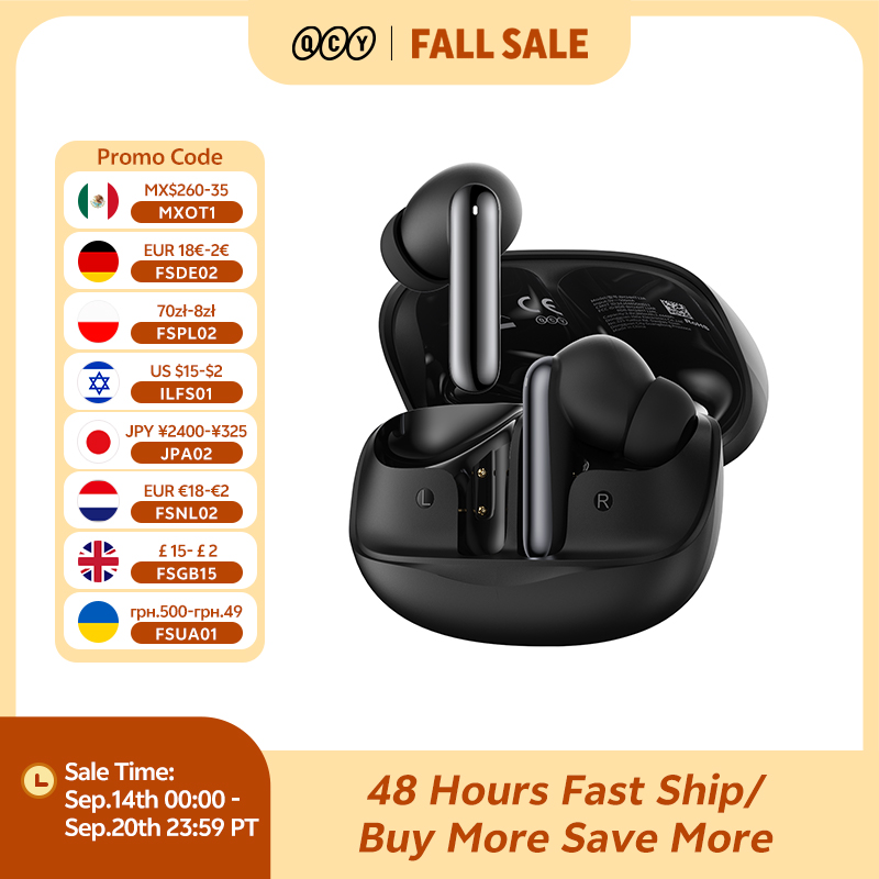 Earbuds Anc Wireless - QCY Melobuds N50 ANC Bluetooth 5.4