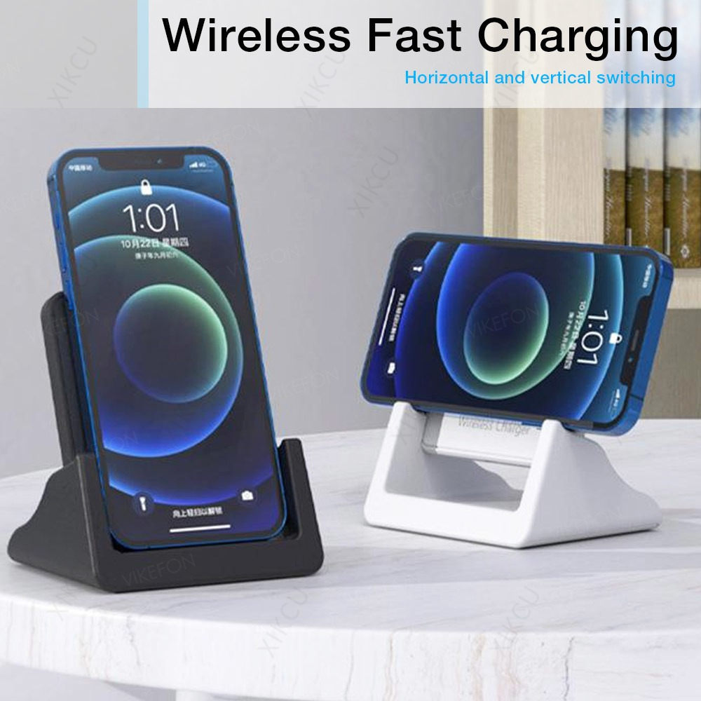 Wireless Phone Charger Pad - Masaüstü Çıkarılabilir Telefon Tutucu Standı Şarj