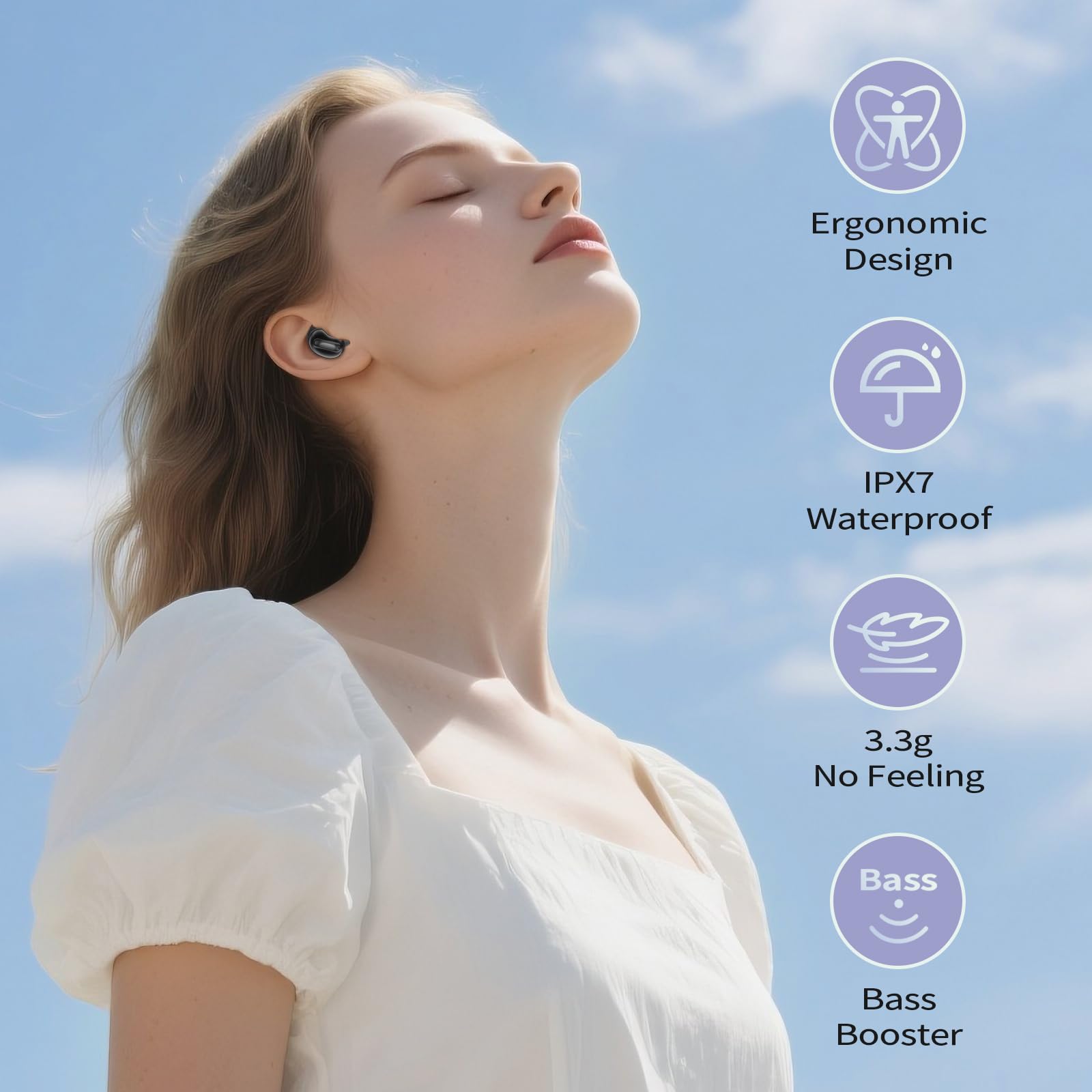 Yan Yatanlar İçin D20 Mini Uyk - Earbuds Anc Wireless incelemesi ve fiyatı
