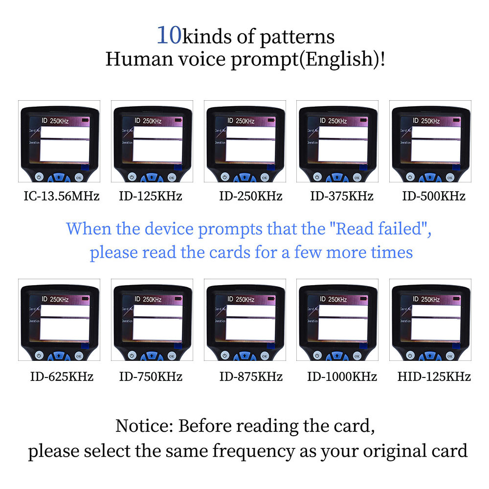 El Tipi 10 Frekanslı RFID NFC  - Nfc Tag Programmable incelemesi ve fiyatı