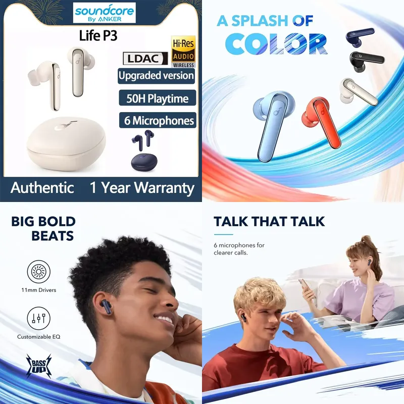 Anker Life P3 Kulaklık, Blueto - Earbuds Anc Wireless incelemesi ve fiyatı