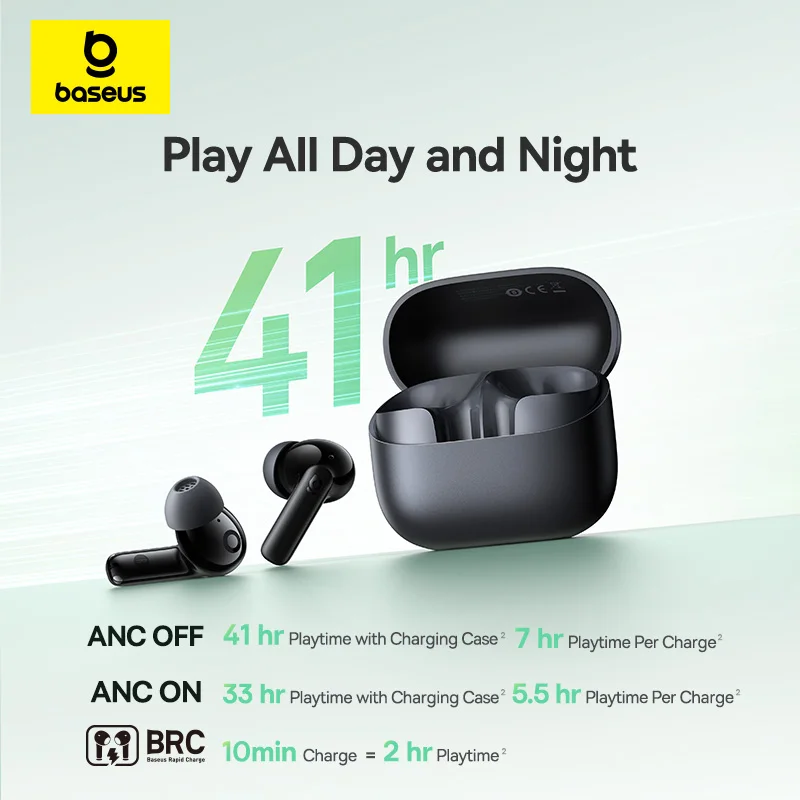 Baseus Bass EP10 NC -43dB Gürü - Earbuds Anc Wireless incelemesi ve fiyatı