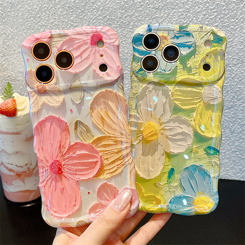 Moda Yağlı Boya Çiçekleri Dalg - Apple Iphone 16 incelemesi ve fiyatı