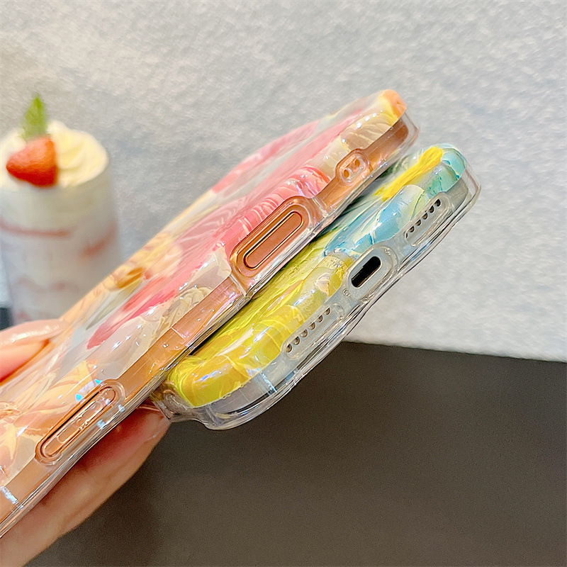 Moda Yağlı Boya Çiçekleri Dalg - Apple Iphone 16 incelemesi ve fiyatı